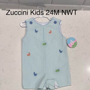 Blue Striped One Piece